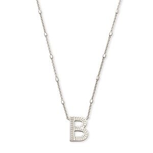 Kendra Scott Silver 'B' Initial Necklace